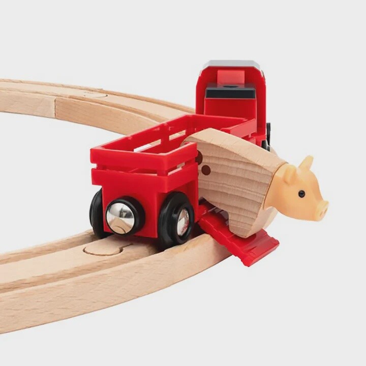 Circuit de la ferme et locomotive à pile