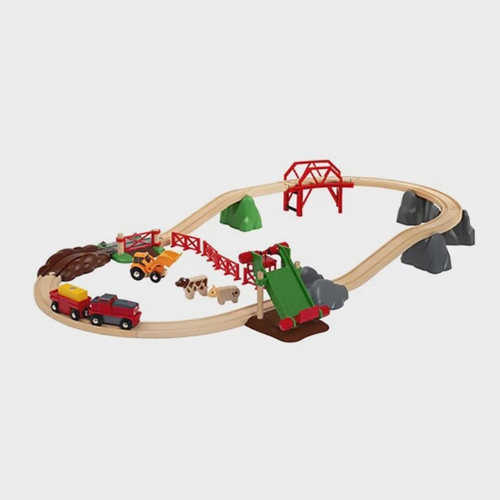 Circuit de la ferme et locomotive à pile