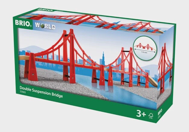 Double pont suspendu
