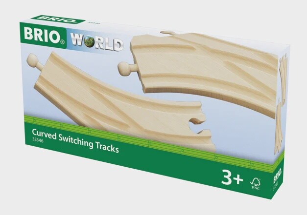 Brio / Aiguillages courbes - 144 mm