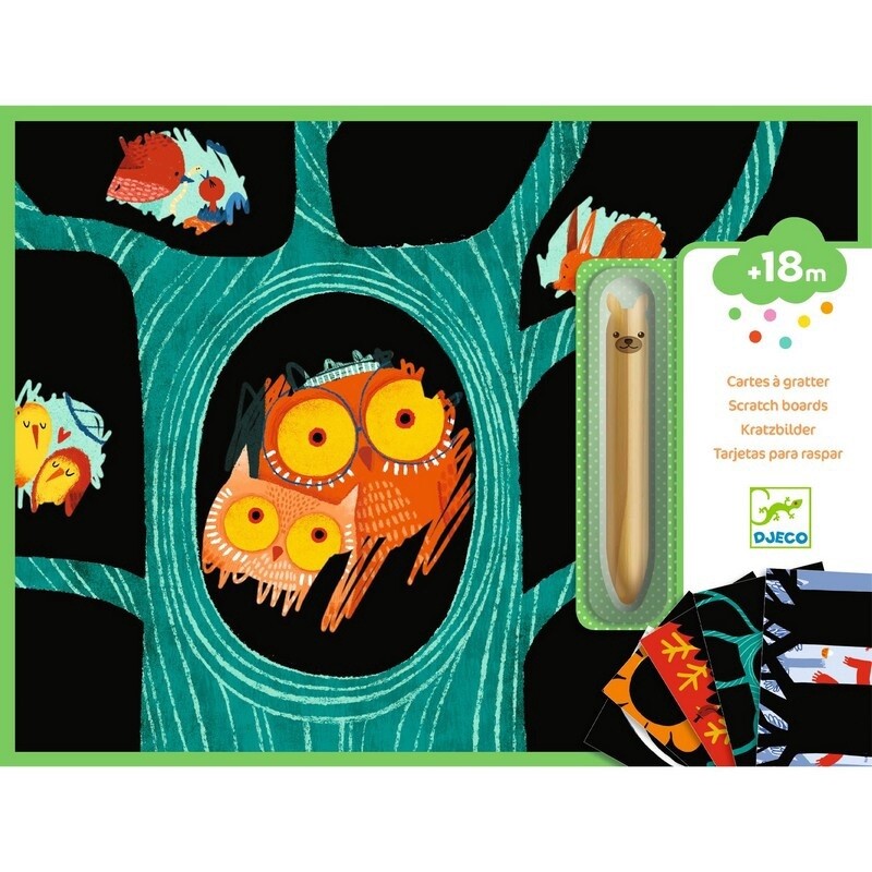 Cartes à gratter / Animaux À Découvrir