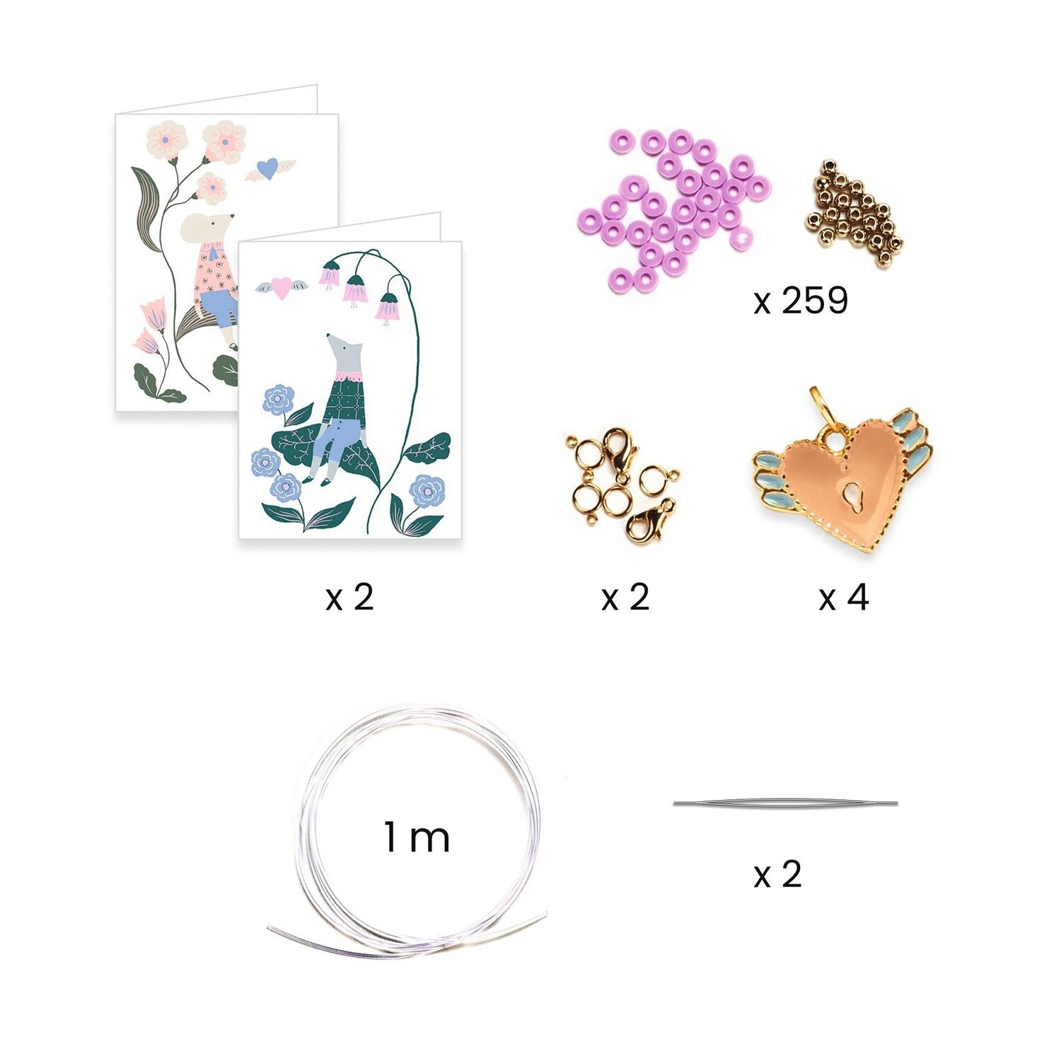 YOU &amp; ME / Heishi Cœurs