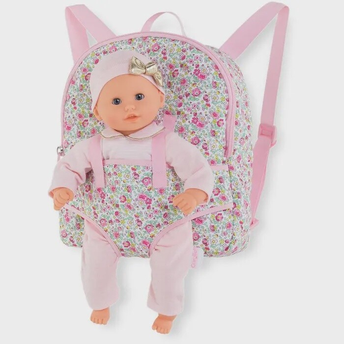 Sac à dos porte-poupon Fleuri