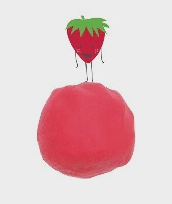 Pâte à modeler / Fraise (100g)