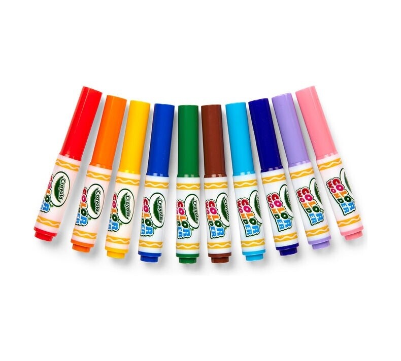 10 Mini marqueurs Color Wonder Mess Free