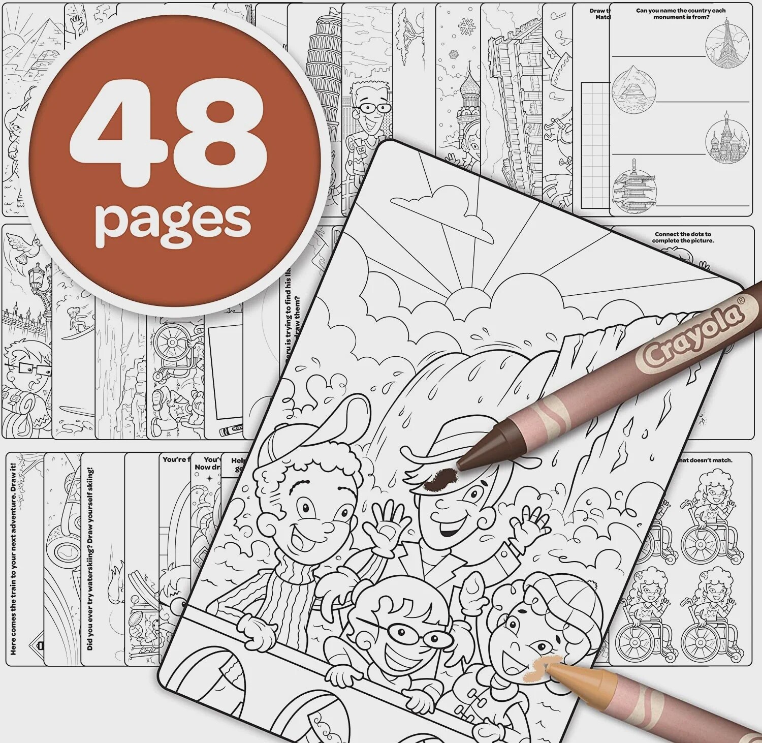 Livre à colorier / Colours of the World (48 pages)