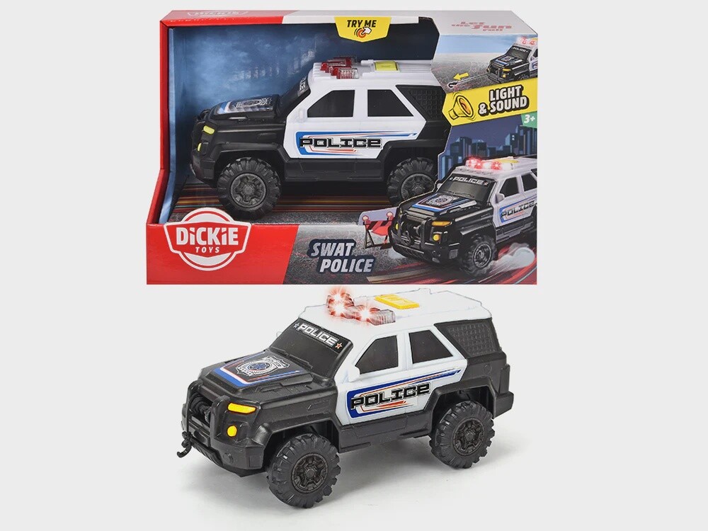 City Heroes - Camion Police Swat Sons &amp; Lumières (15 cm)