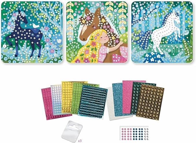 Stick&#39;N Fun / Petit modèle 3 Mosaïques - Chevaux