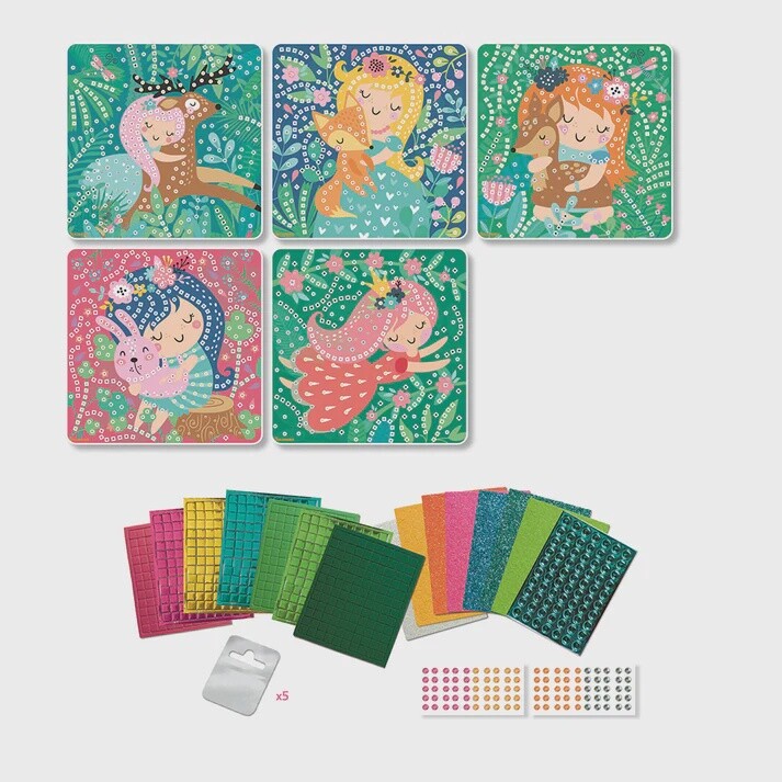 Stick&#39;N Fun / Grand modèle 5 Mosaïques - Princesses des Bois