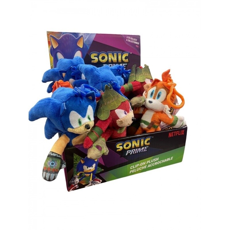Sonic Peluche Accrochable Sac à Dos