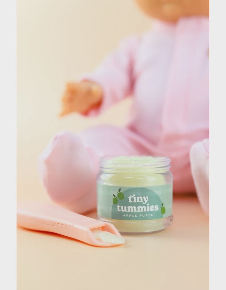 Ensemble de purée Tiny Tummies pour poupée - Pomme