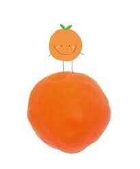 Pâte à modeler / Orange (100g)