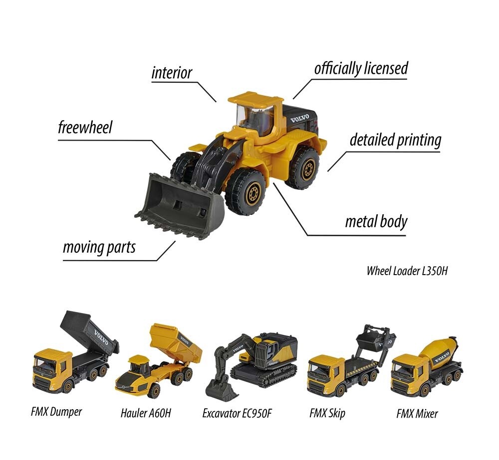 Camion Construction Volvo 1:64