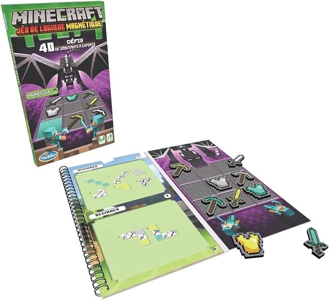 Jeu de Logique Minecraft (40 Défis)