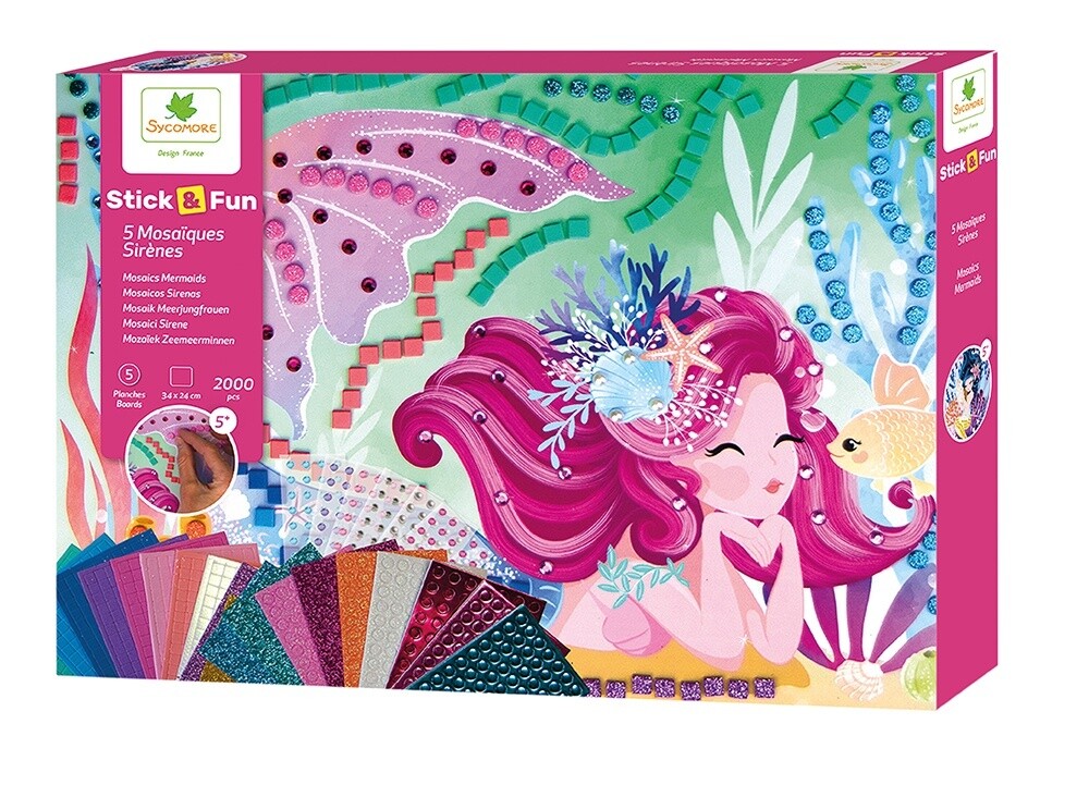 Stick&#39;N Fun - XL 5 Mosaïques / Sirènes