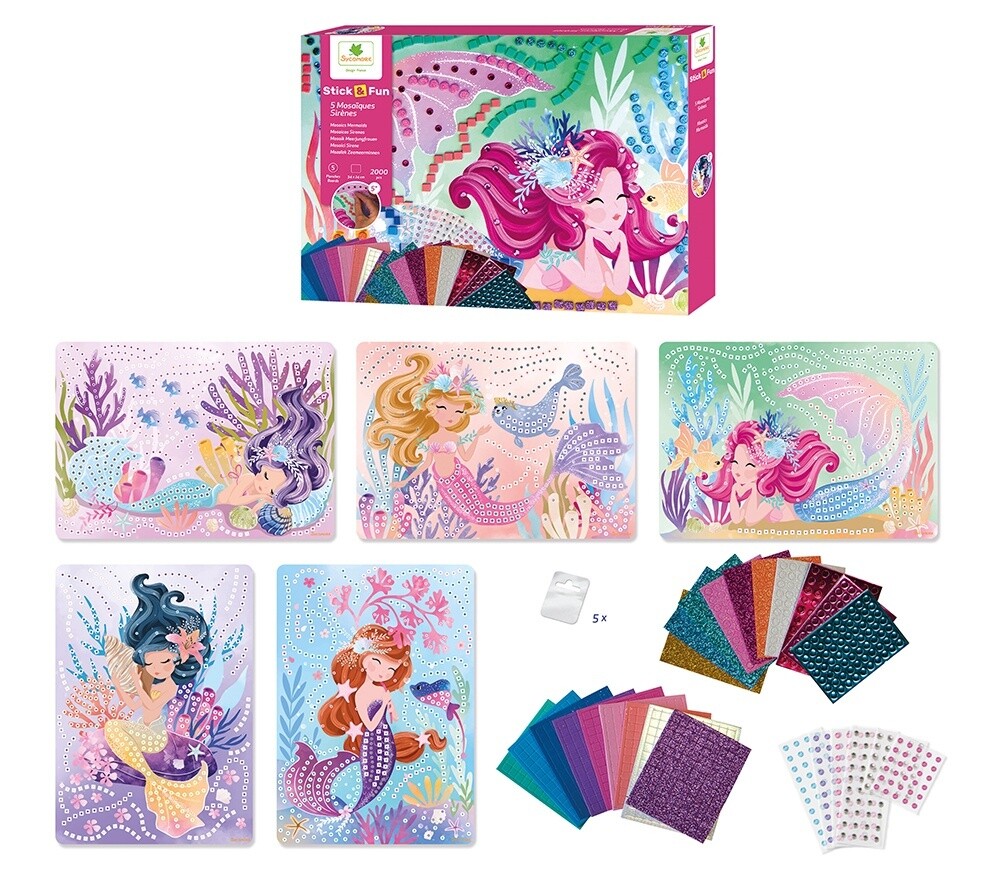 Stick&#39;N Fun - XL 5 Mosaïques / Sirènes