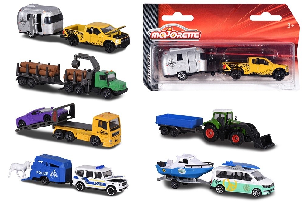 Voiture avec Remorque 1:64