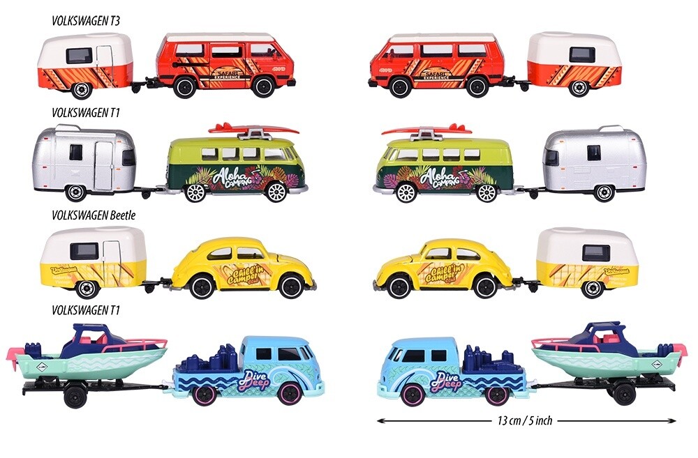 Ensemble Remorque Volkswagen 1:64