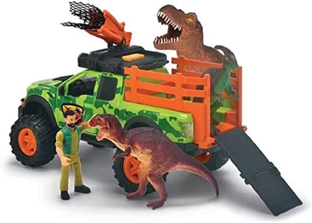 Camion Chasseur de dinosaures (sons et lumières)
