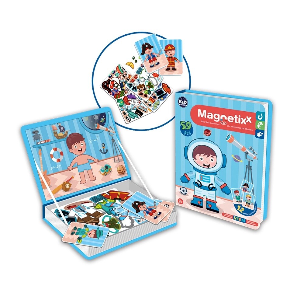 Magnetixx - Les Costumes de Charlie (59 Pcs)