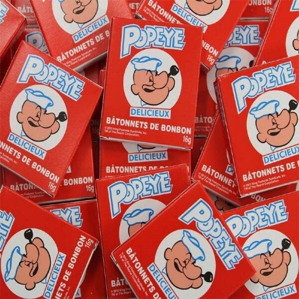 Batonnets de Bonbon Popeye