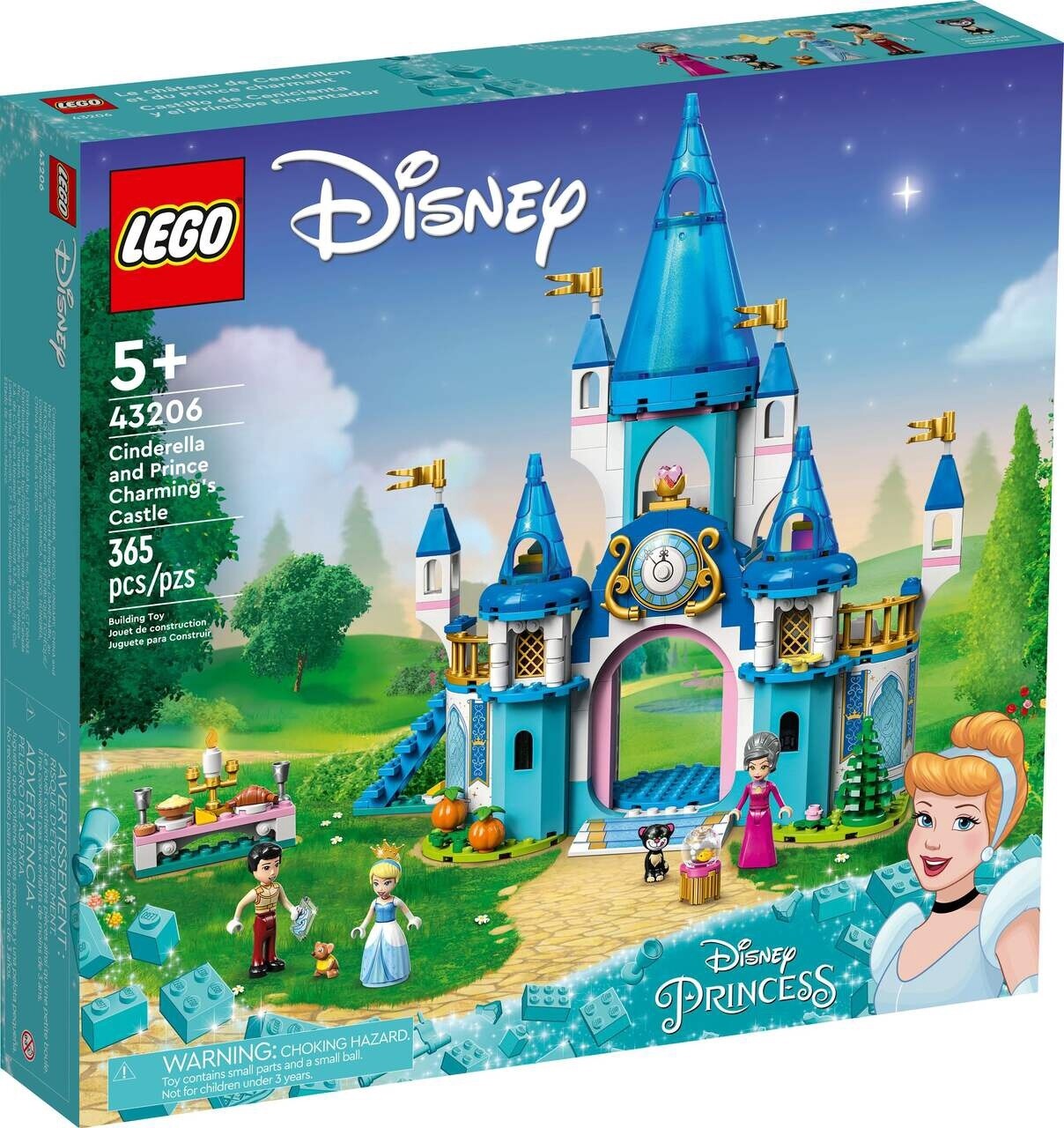 43206 / Disney - Le Château de Cendrillon et du Prince charmant