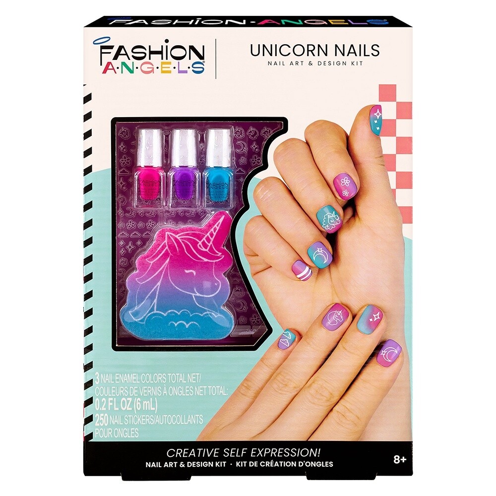 Ens. de création d&#39;ongles Licorne