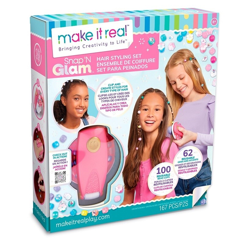 Ensemble de perles pour cheveux