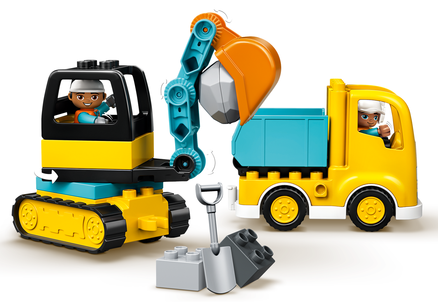 10931 / Le camion et la pelleteuse