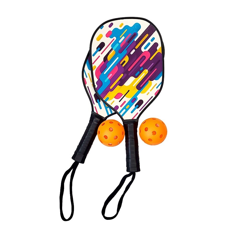 Ensemble Pickleball 2 raquettes 2 balles