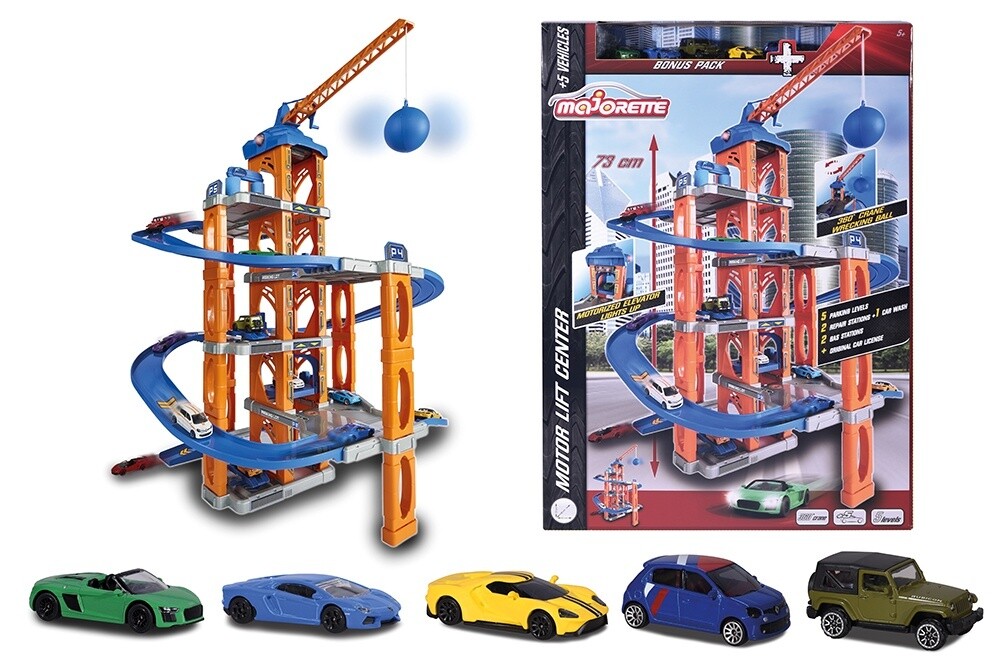 Garage Motor lift avec 5 voitures