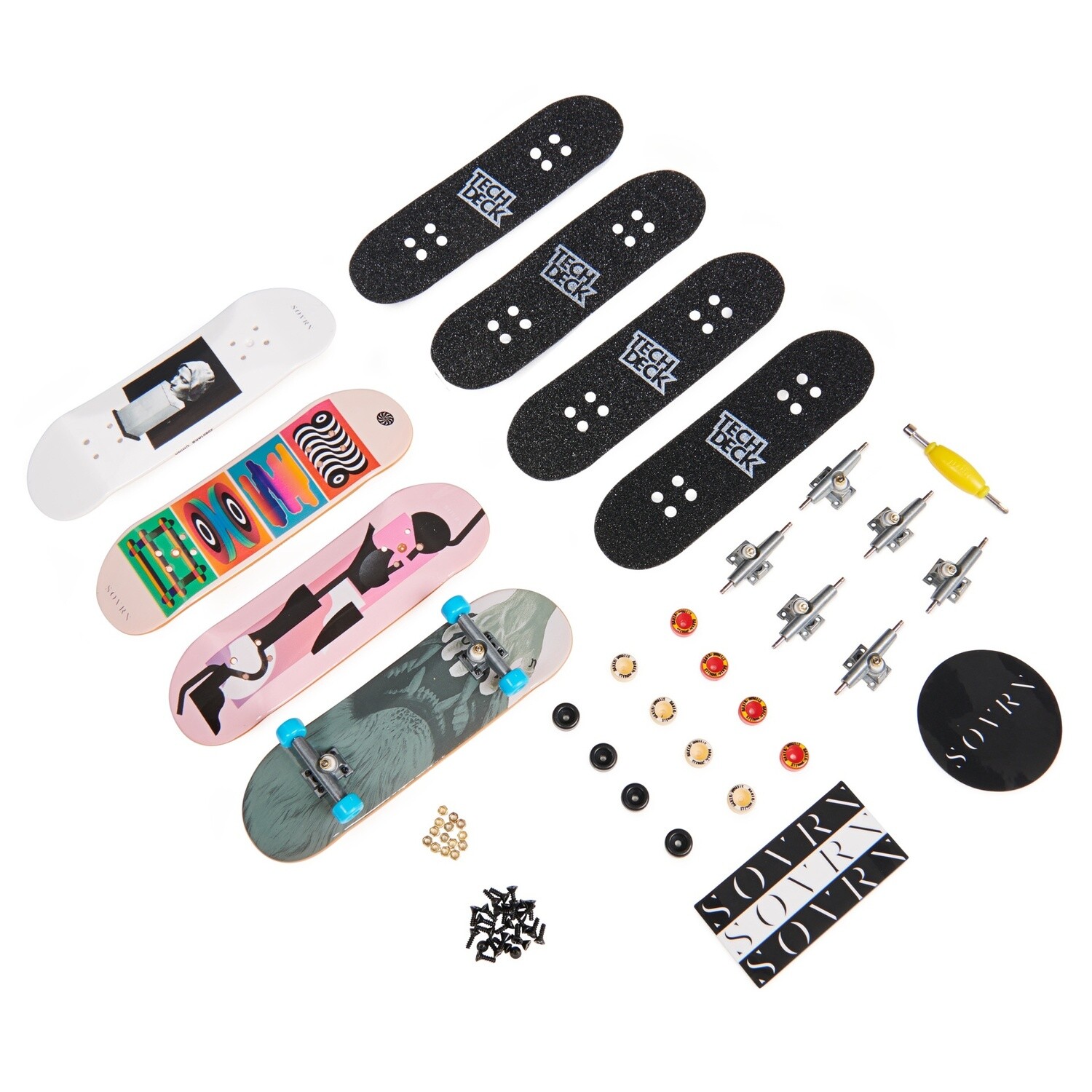 Ensemble de 4 Planches à Roulettes