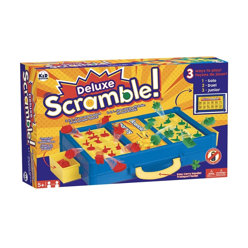 Jeu Scramble! De Luxe 3-En-1