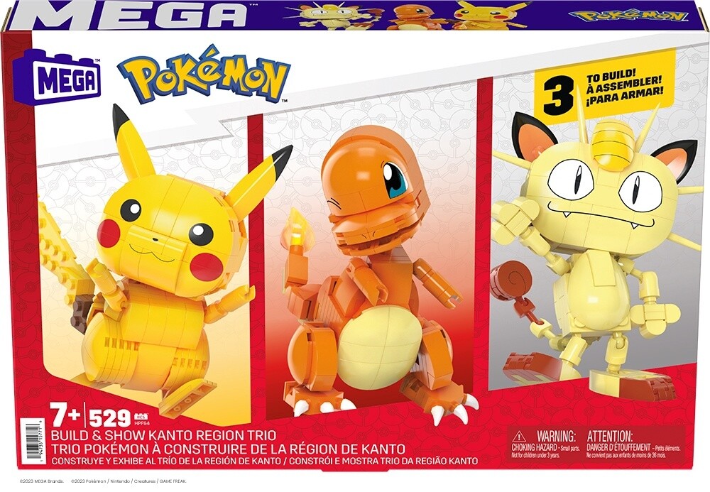 MEGA Pokémon / Trio Pokémon Région de Kanto