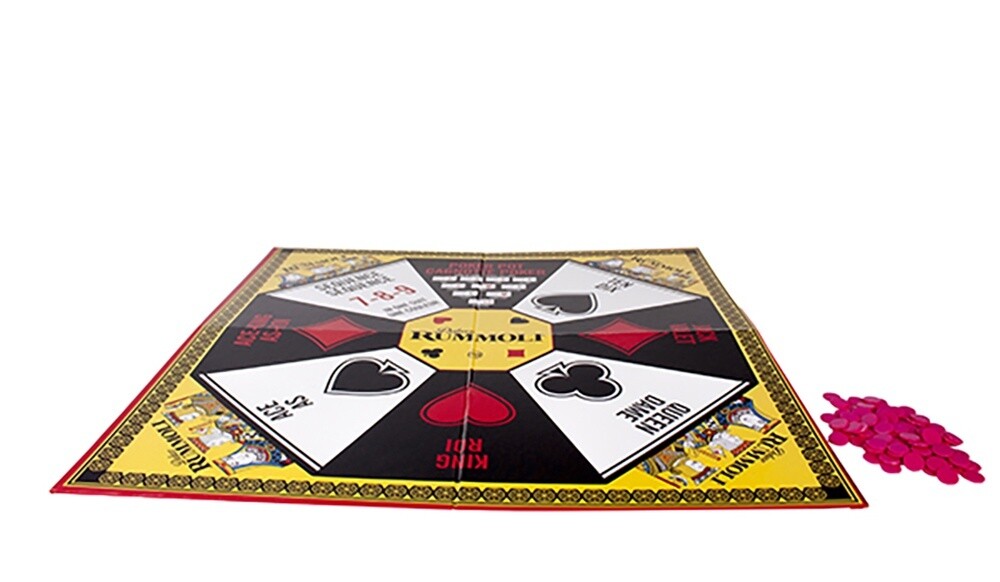 Jeu Rummoli de luxe avec tapis de jeu