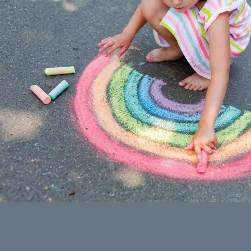 Ensemble de craies de trottoir (80 pièces)