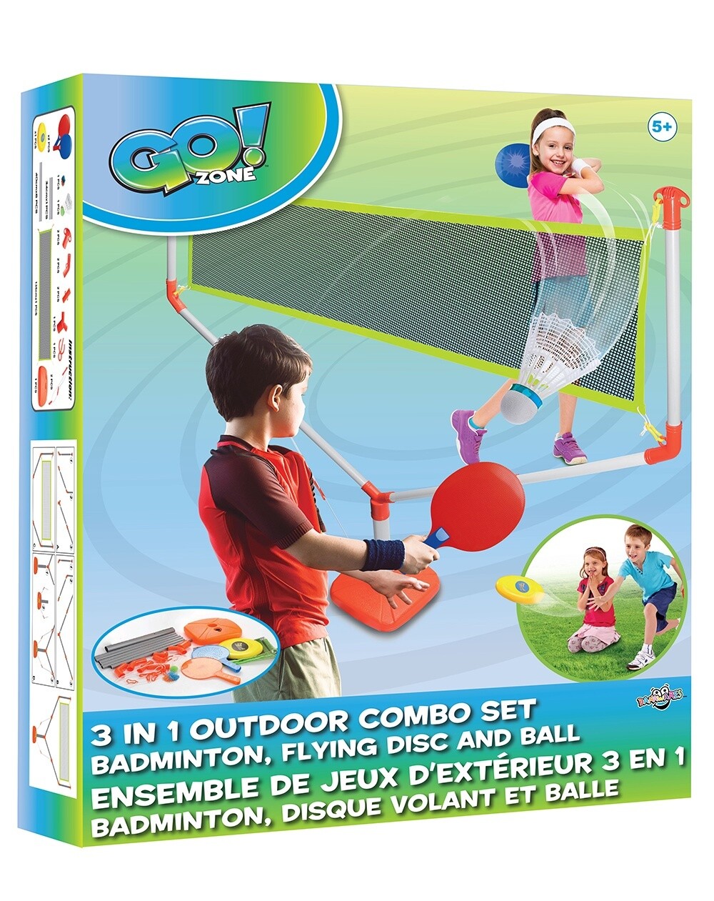 Go! Zone / Ensemble Jeux d&#39;extérieur 3-en-1
