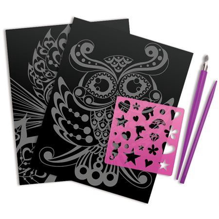 Dessins à gratter / Isadora