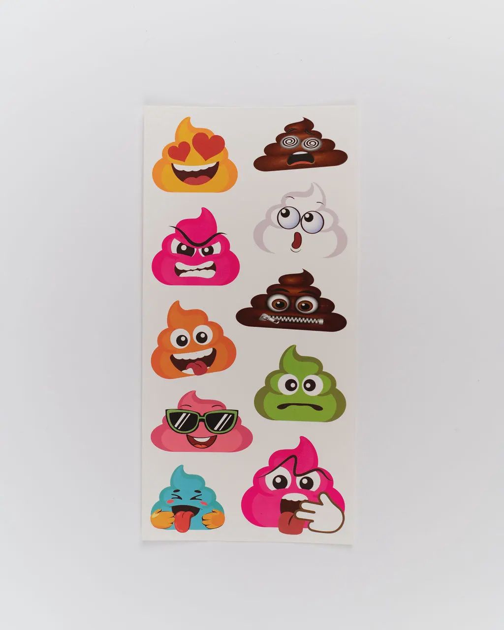 Tatouages Temporaires - Caca/Émoji