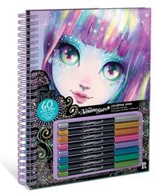 Livre de coloriage à pages noires / Isadora
