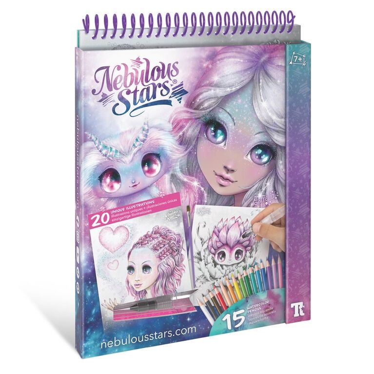 Livre à colorier à l&#39;aquarelle