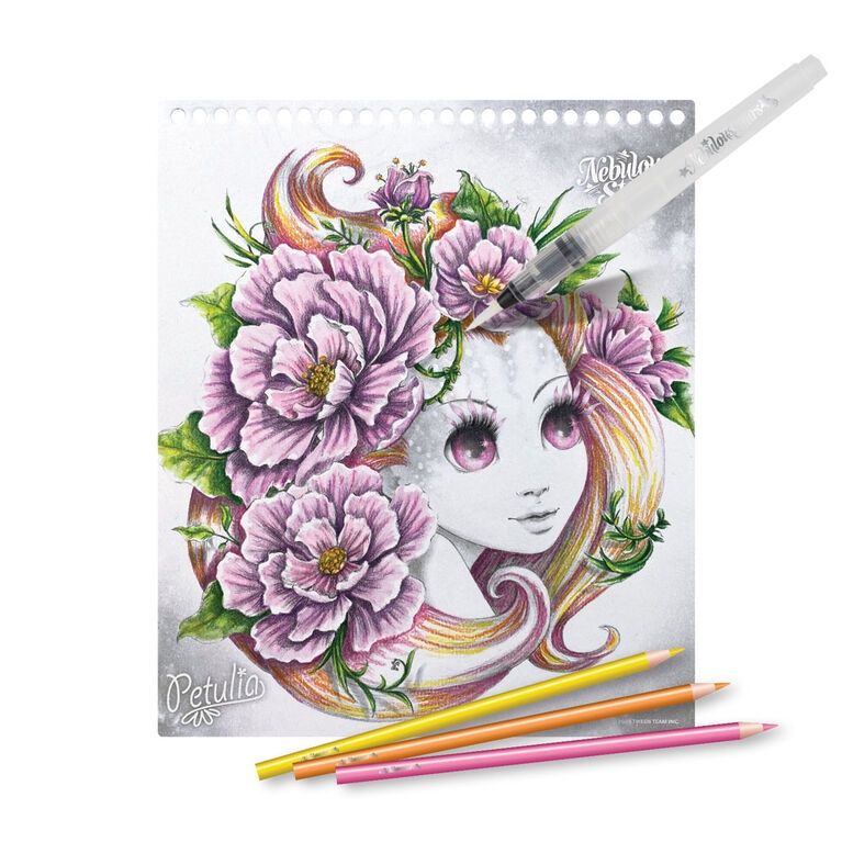 Livre à colorier à l&#39;aquarelle