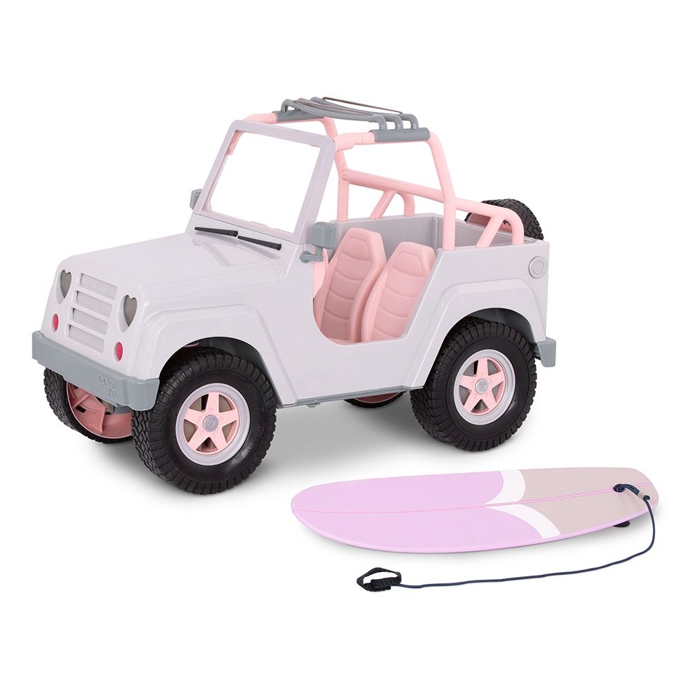 Véhicule OG / Jeep 4x4 &quot;Off Roader&quot; Rose &amp; Gris