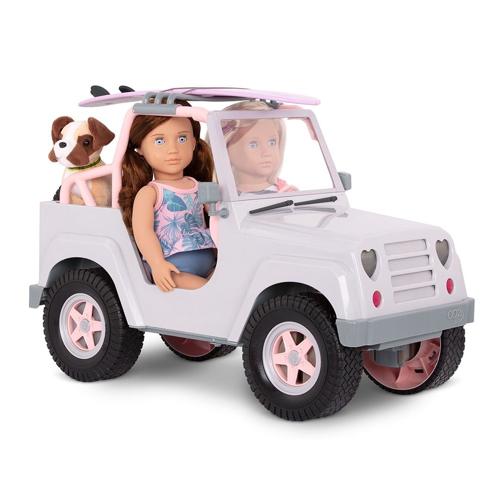 Véhicule OG / Jeep 4x4 &quot;Off Roader&quot; Rose &amp; Gris