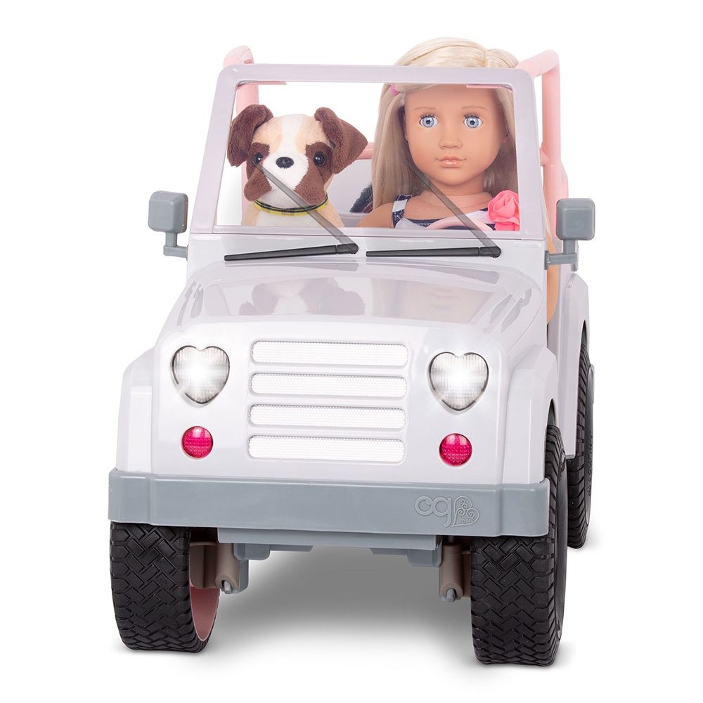 Véhicule OG / Jeep 4x4 &quot;Off Roader&quot; Rose &amp; Gris