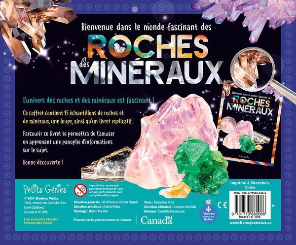Coffret roches et minéraux