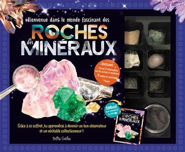 Kit fouilles Roches et minéraux à déterrer - Buki Science