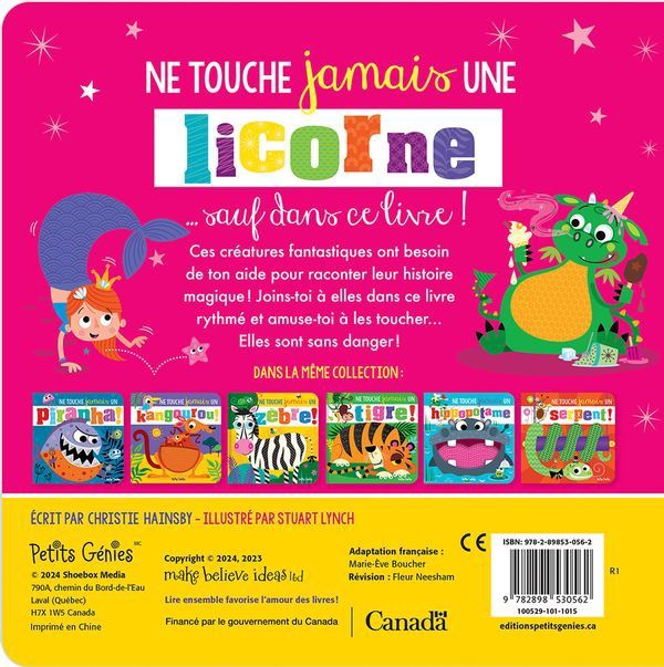 Ne touche jamais une licorne!
