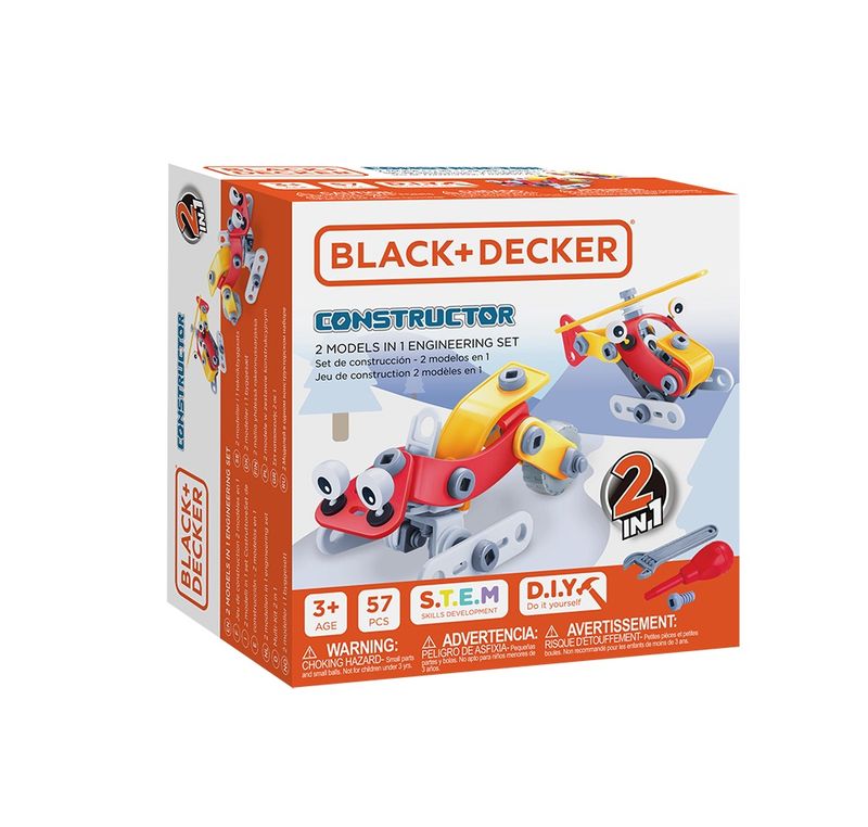 Constructor Jr / Ensemble 2 en 1 (57 pièces)