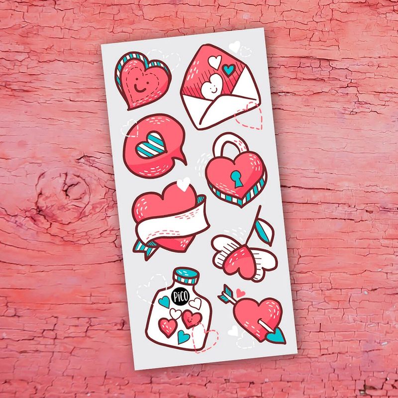 Tatouage Temporaire - St-Valentin